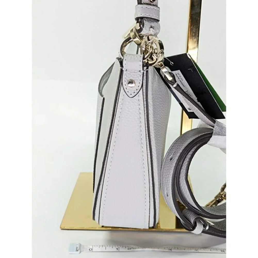 Kate Spade New York Hudson Pebbled Leather Convertible Crossbody (MSRP $248)